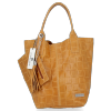 Kožené kabelka shopper bag Vittoria Gotti B22